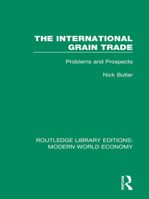 cover image of The International Grain Trade